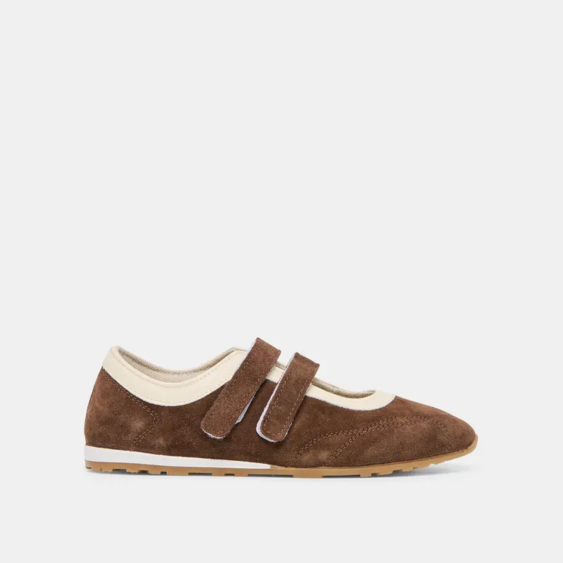 Swan Sneakers Dk Brown Suede 1