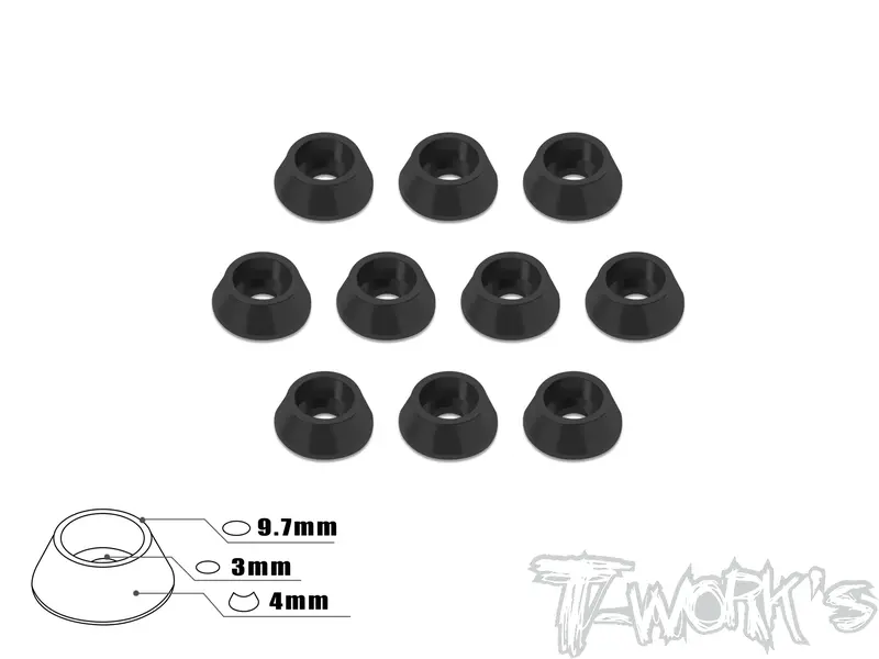 Ta-003 Anodized Aluminum M3 Hex. Socket Cap Washer (10 Pcs) 3