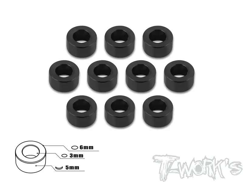 Ta-011 Aluminum 3Mm Bore Washer 5.0Mm 10Pcs. 3