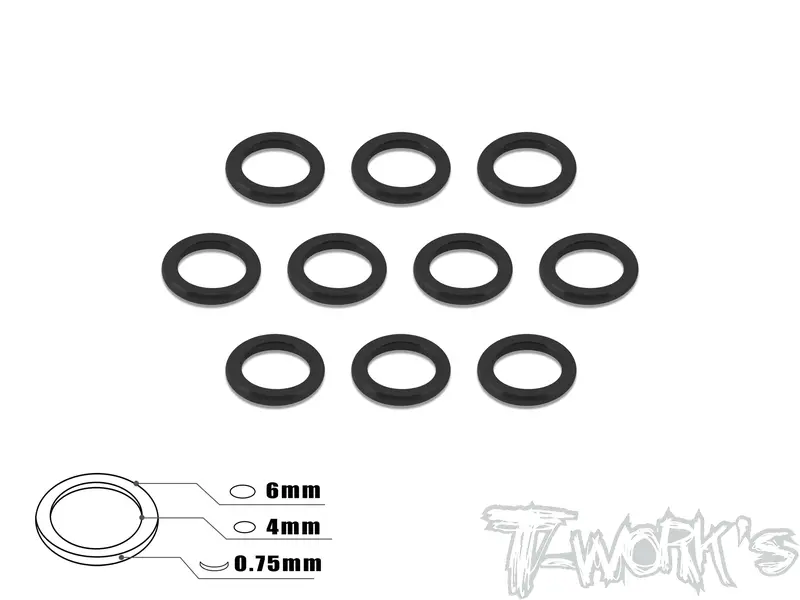 Ta-014 Aluminum 4Mm Bore Washer 0.75Mm 10Pcs. 3