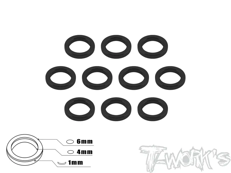 Ta-015 Aluminum 4Mm Bore Washer 1.0Mm 10Pcs. 3