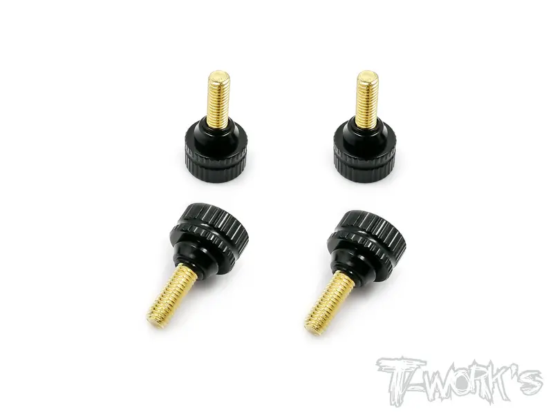 Ta-025 Aluminum Nuts For 1/10 Set-Up Triangle  4Pcs. 1