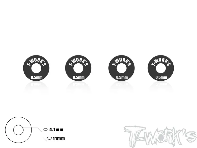 Ta-027 Aluminum Wheel Shim 0.5Mm 4 Pcs. 1
