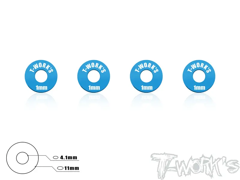 Ta-029 Aluminum Wheel Shim 1Mm 4 Pcs. 1