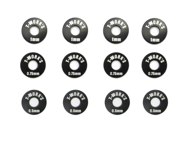 Ta-030 Aluminum Wheel Shim Sets 0.5, 0.75, 1Mm Each 4 Pcs. 2