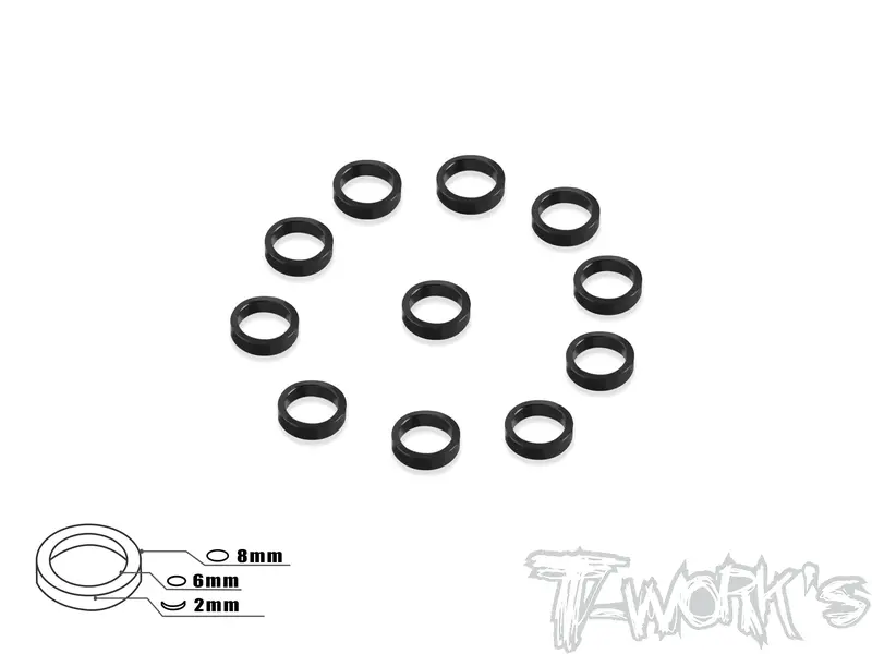 Ta-050    Aluminum 6Mm Bore Washer 2.0Mm  10Pcs. 3