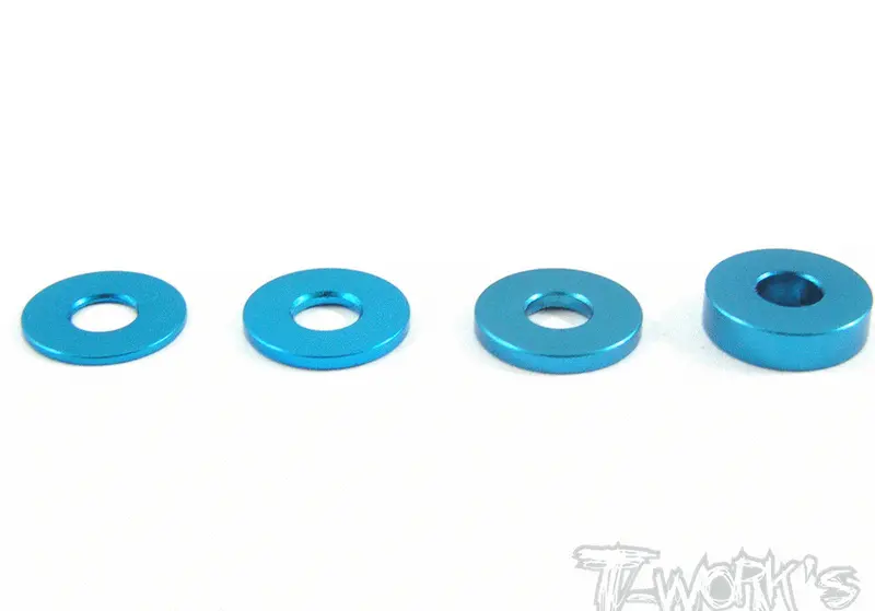 Ta-069 Aluminum Shim 3X7.8  Set  0.5,0.75,1,2 Each 4Pcs. 1