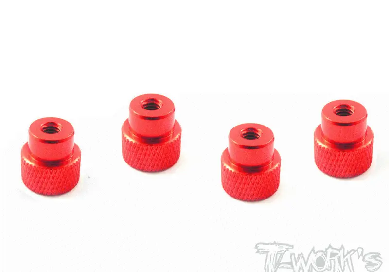 Ta-077 Aluminum Nut For 1/10 Set-Up Wheel  4Pcs. 1