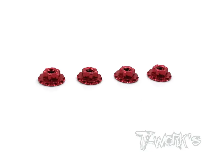 Ta-089 Alum Large-Contact Serrated Flanged Wheel Nuts (4Pcs.) 1