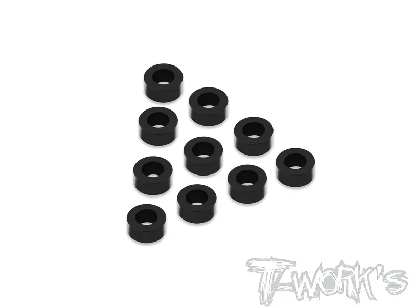 Ta-103Bk 7075-T6 3X2.5Mm Bore Washer 10Pcs.( Black ) 1