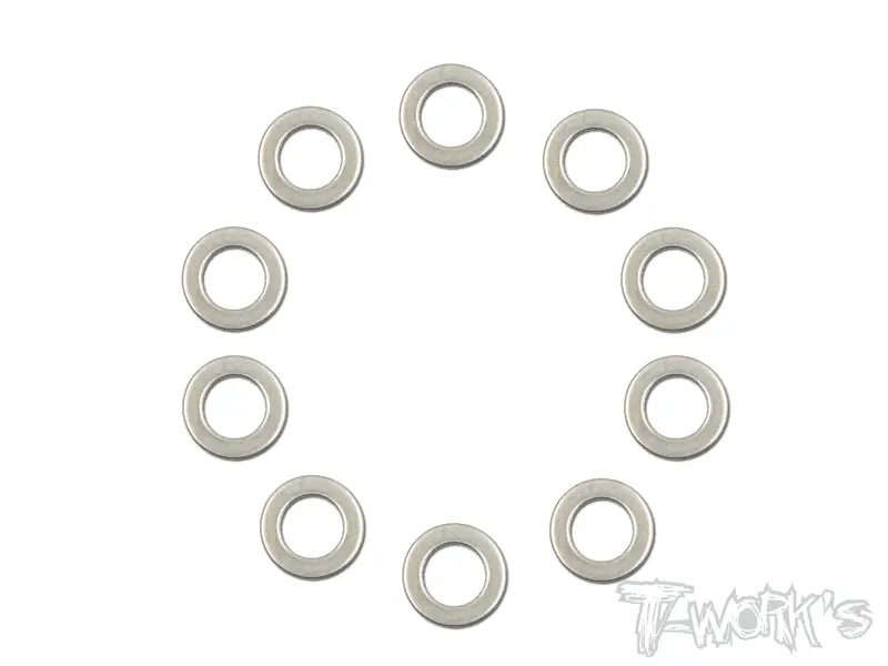 Ta-105-0.3  7X12x0.3Mm  Stainless Steel Shim Washer ( 10Pcs. ) 1