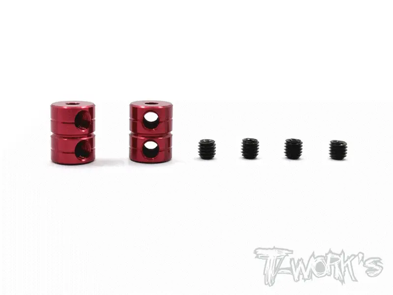 Ta-108 Aluminum Double Lock 2Mm Bore Collar Ver.2  2Pcs. 1