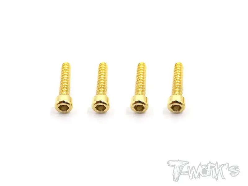 Ta-109  Gold Plated Steel Screw For Futaba 4Pv ( 4Pcs. ) 1