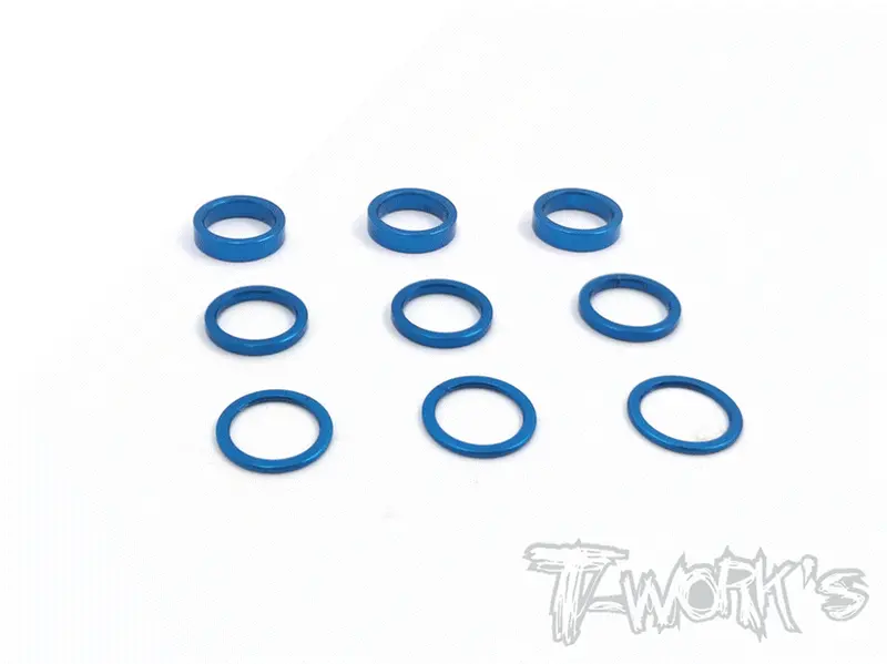 Ta-111 Alum. 7075-T6 6.38Mm Bore Washer 0.5 , 1, 2Mm Each 3Pcs. 1