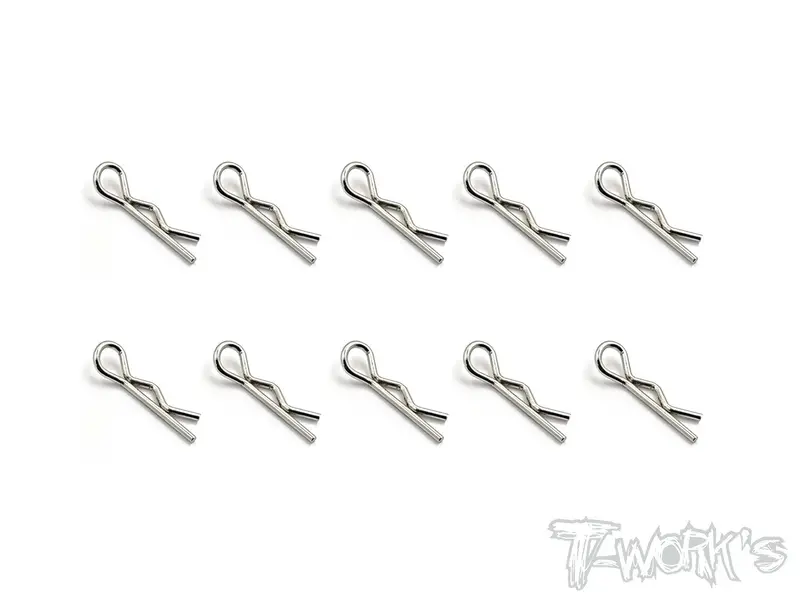 Ta-121S Bent Body Clips S  10Pcs. 1