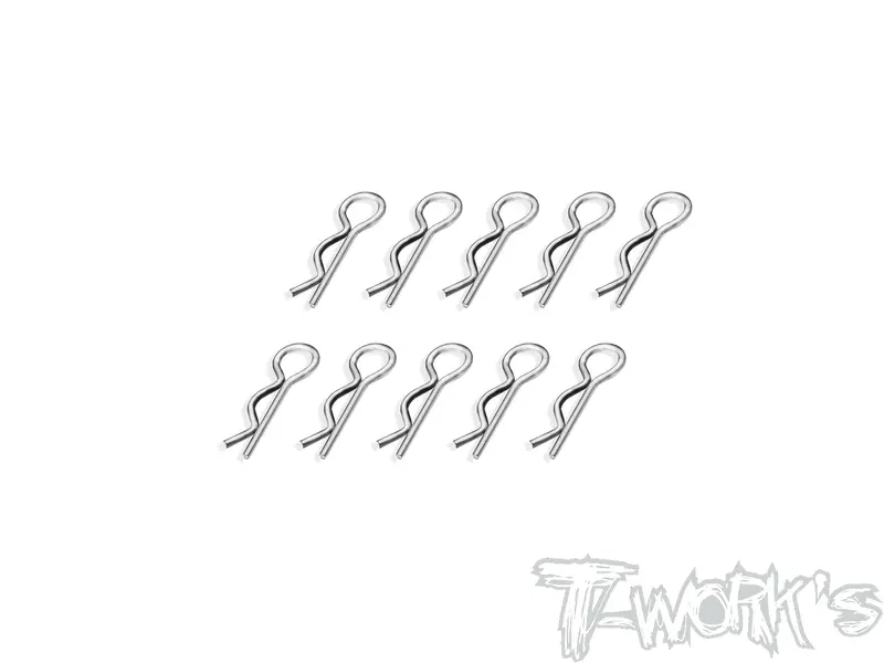 Ta-121Ss-S	Bent Body Clips Ss ( Silver ) 10Pcs. 1
