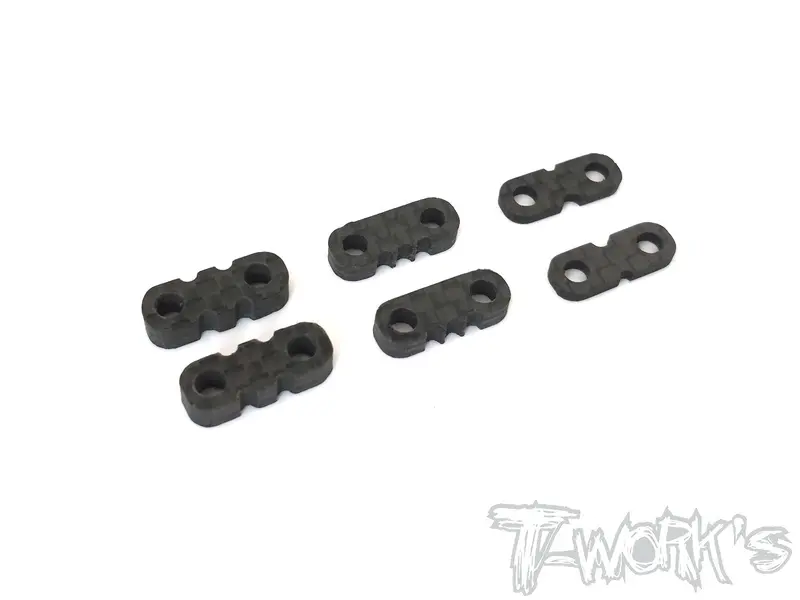 Ta-125-B  Graphite Servo Mount Spacer Set B( 1.5 , 3.0 , 4Mm Each 2Pcs. ) 1