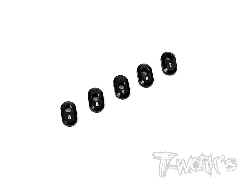 Ta-143 Adjustable 7075-T6 Alum. Servo Horn With Thread Spacer Set 6