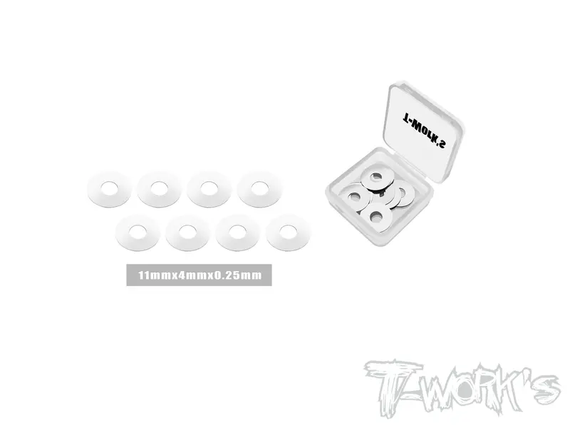 Ta-156-0.25     Stainless Steel Wheel Shim 0.25Mm 8 Pcs. ( 11 X 4 X 0.25 ) 1