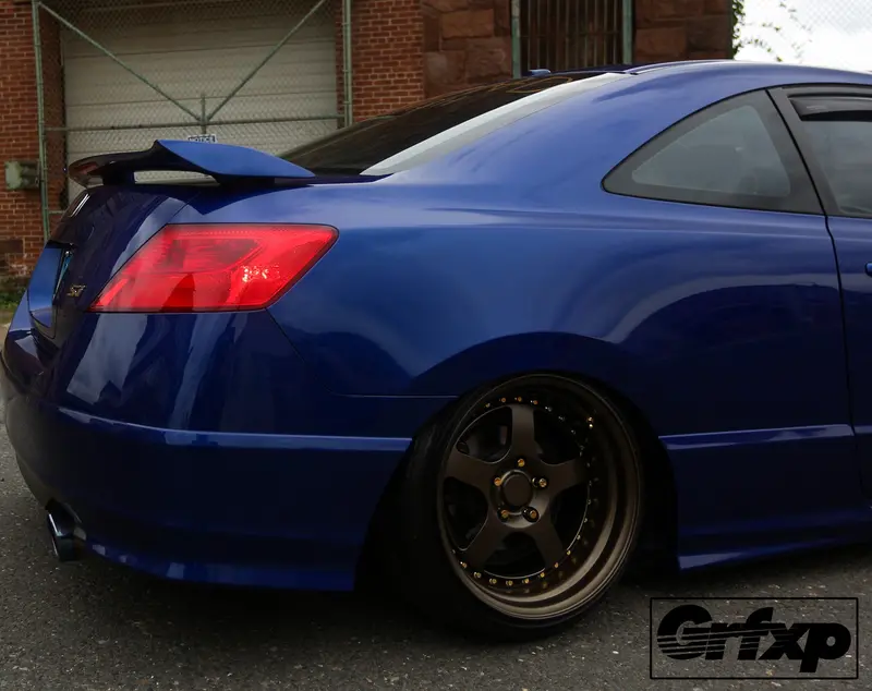 Tail Light Overlays For 2006-2011 (8Thgen) Honda Civic Coupe 1