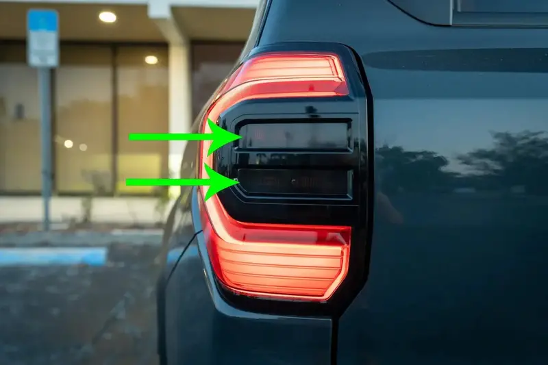 Tail Light Turn Signal And Reverse Overlays For 2025+ 4Runner 1