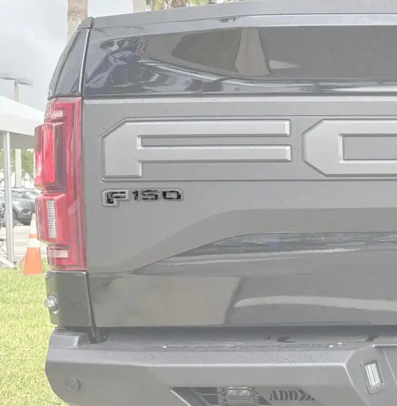 Tailgate Applique Emblem Accent Trim Fits 2017-2020 Ford F-150 Raptor/King Ranch/Platinum/Limited 1