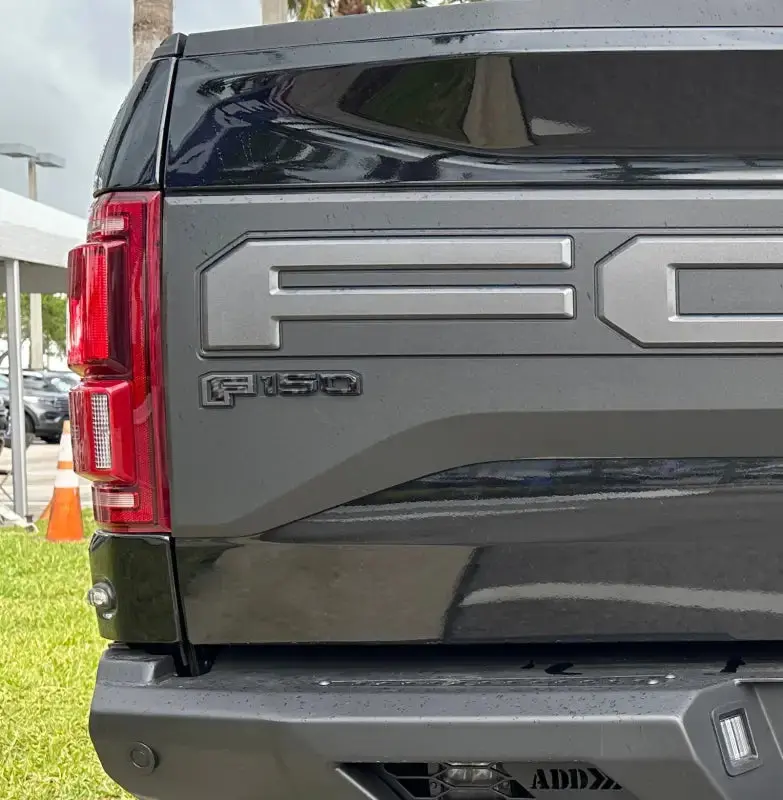 Tailgate Applique Emblem Accent Trim Fits 2017-2020 Ford F-150 Raptor/King Ranch/Platinum/Limited 2