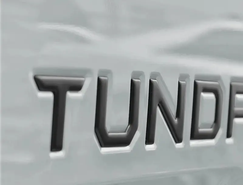 Tailgate Letter Inserts Fits 2014-2021 Toyota Tundra 1