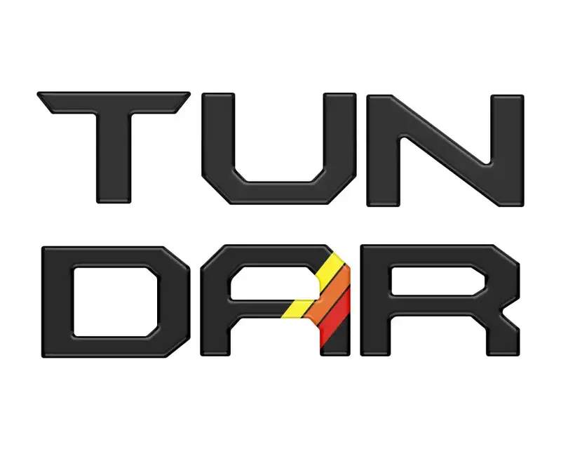 Tailgate Letter Inserts Fits 2014-2021 Toyota Tundra 10