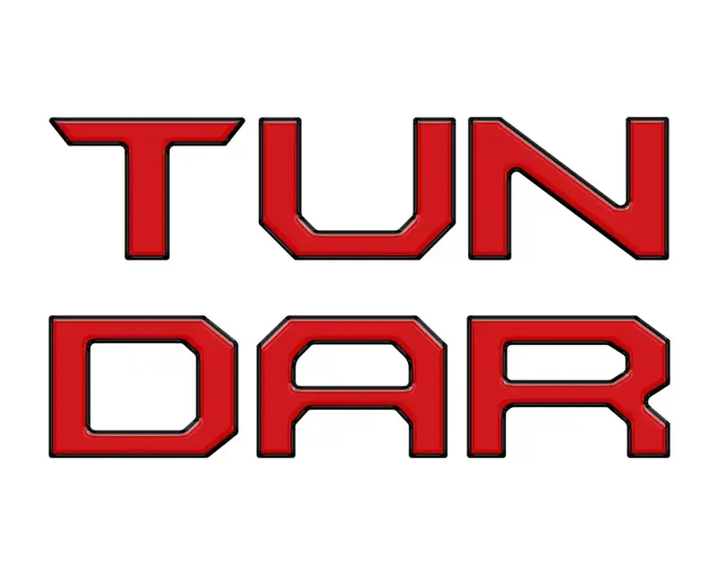 Tailgate Letter Inserts Fits 2014-2021 Toyota Tundra 12