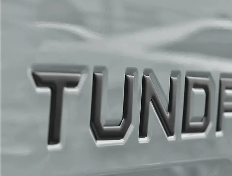 Tailgate Letter Inserts Fits 2014-2021 Toyota Tundra 2