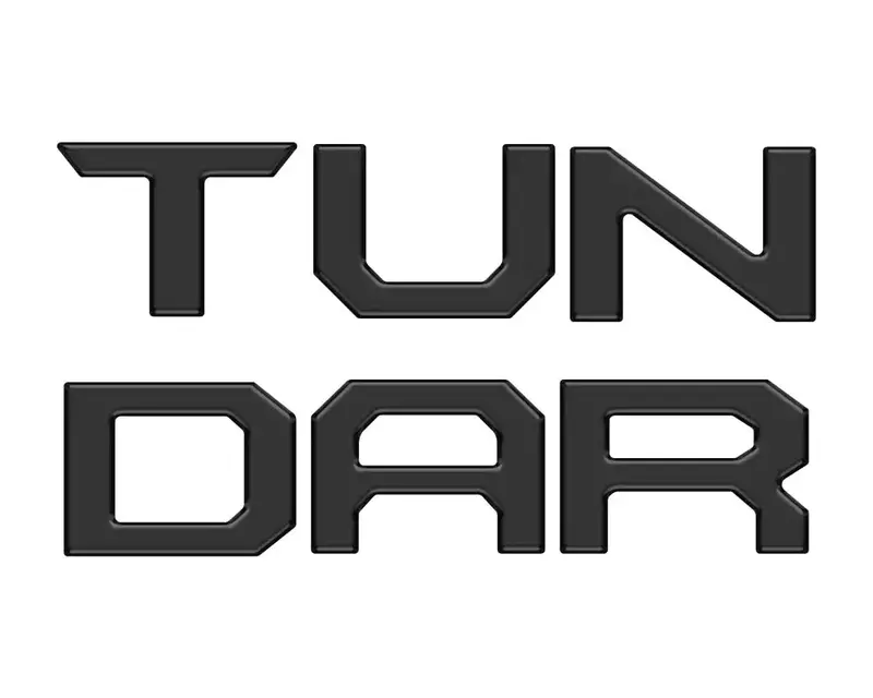 Tailgate Letter Inserts Fits 2014-2021 Toyota Tundra 3