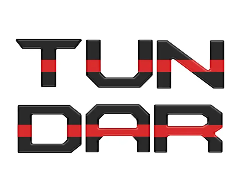 Tailgate Letter Inserts Fits 2014-2021 Toyota Tundra 5