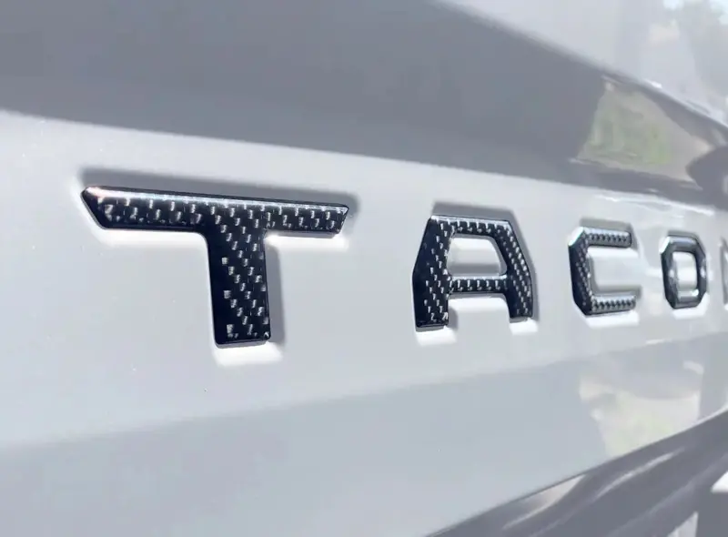 Tailgate Letter Inserts Fits 2016-2023 Toyota Tacoma 1