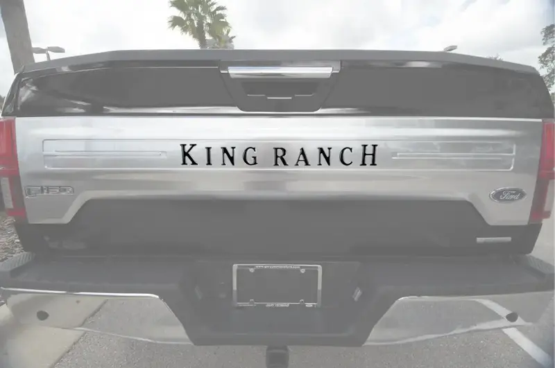 Tailgate Letter Inserts Fits 2018-2020 Ford F-150 King Ranch 1