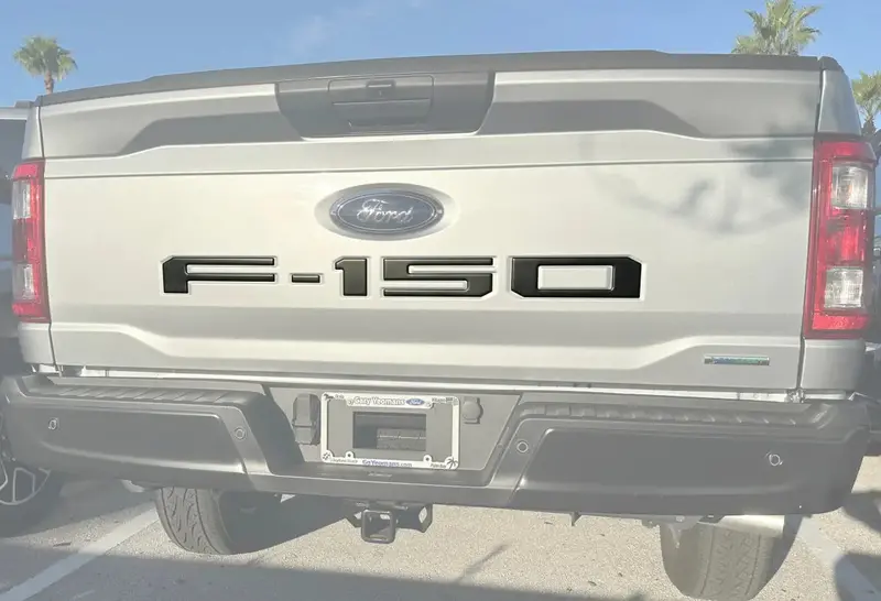 Tailgate Letter Inserts Fits 2021-2026 Ford F-150 1
