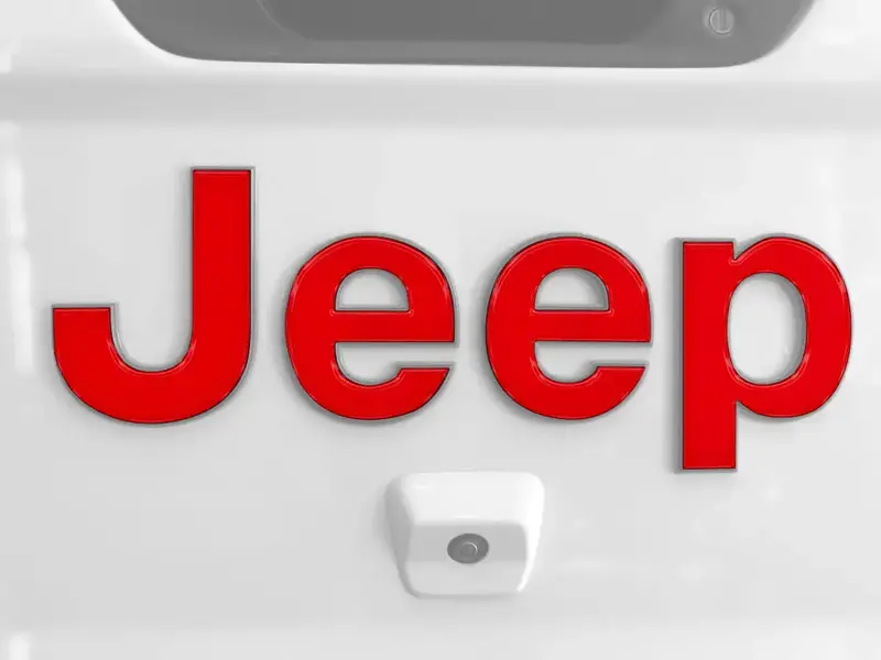 Tailgate Letter Overlays Fits 2019-2026 Jeep Gladiator 1