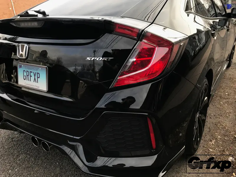 Taillight Overlays For 10Thgen Honda Civic Hatchback (2017+) 1