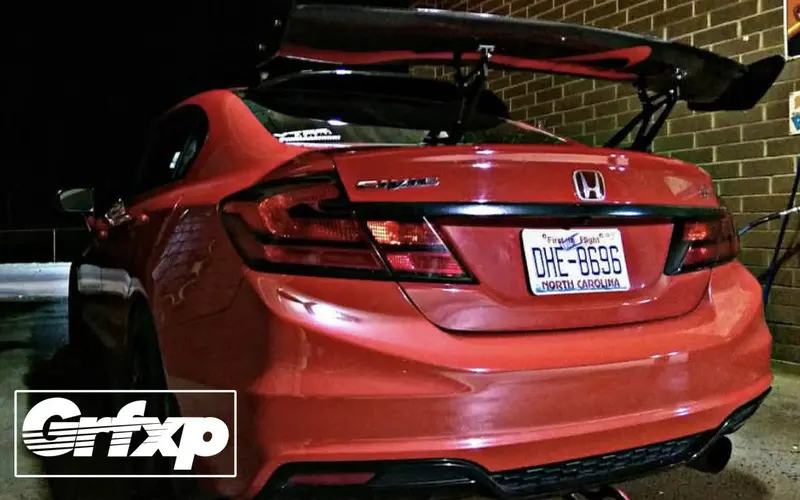 Taillight Overlays For 9Thgen Civic Sedan (2013 - 2015) 1