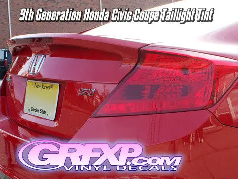 Taillight Overlays For 9Thgen Honda Civic Coupe (2012-2013) 1