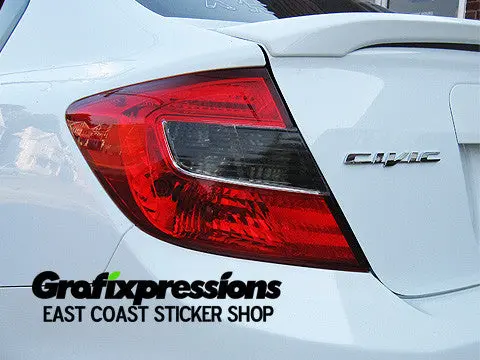 Taillight Overlays For 9Thgen Honda Civic Sedan (2012 Only) 1