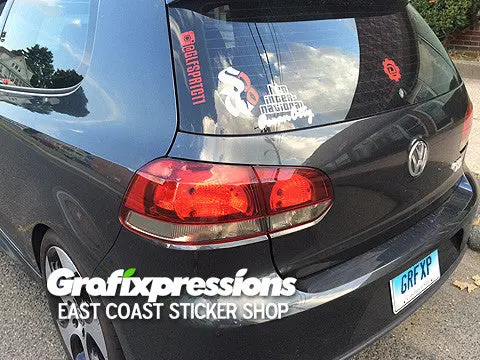Taillight Overlays For Mk6 Vw Golf / Gti / Golf R (2Dr/4Dr) 1