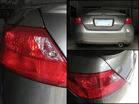 Taillight Overlays W/Reverse Cutouts For 8Thgen Civic Coupe (2006 - 2011) 1