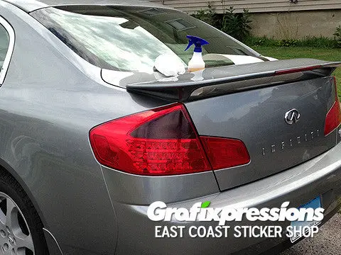 Taillight Signal/Blinker Area Overlays For Infiniti G35 Sedan (2003/2004) 1