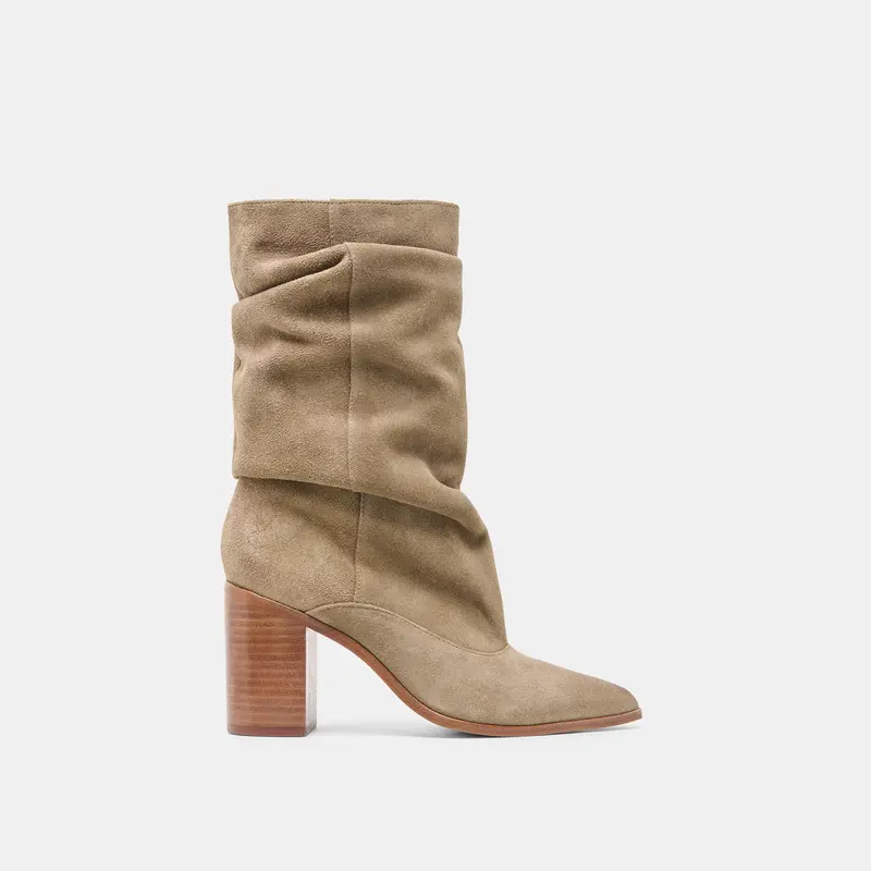 Talina Boots Olive Suede 1