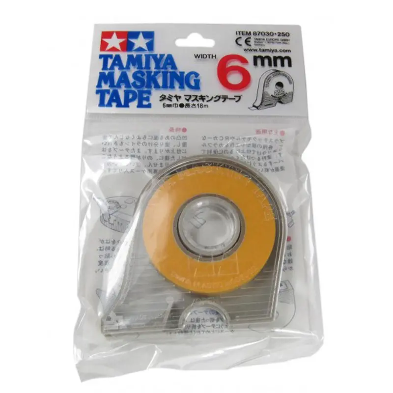 Tamiya Masking Tape -- 6Mm W/Dispenser -- 87030 1