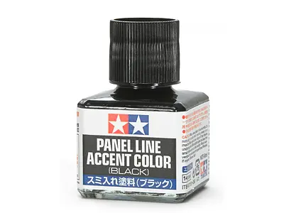 Tamiya Panel Line Accent -- Black -- 40Ml -- 87131 1