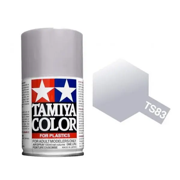 Tamiya Spray Paint (100Ml) -- Metallic Silver (Ts-83) 1
