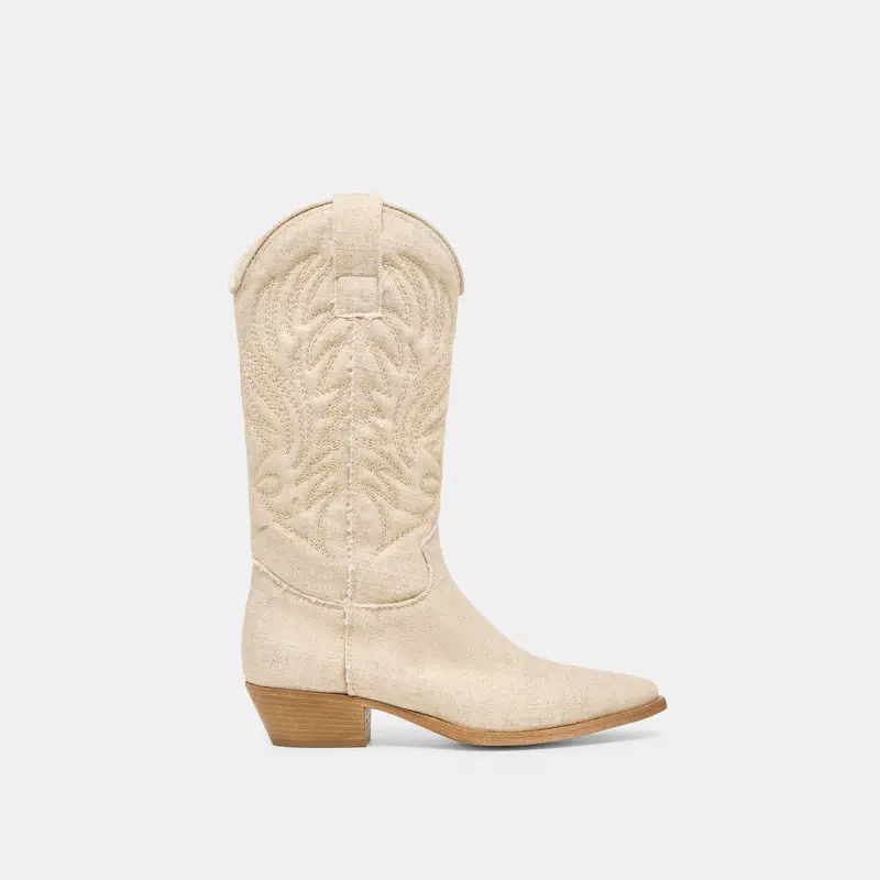 Tanner Boots Bone Fabric 1