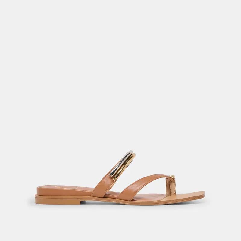 Tarina Sandals Caramel Leather 1